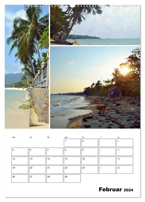 La vie colorée en Thaïlande (Calendrier mural CALVENDO 2024) 