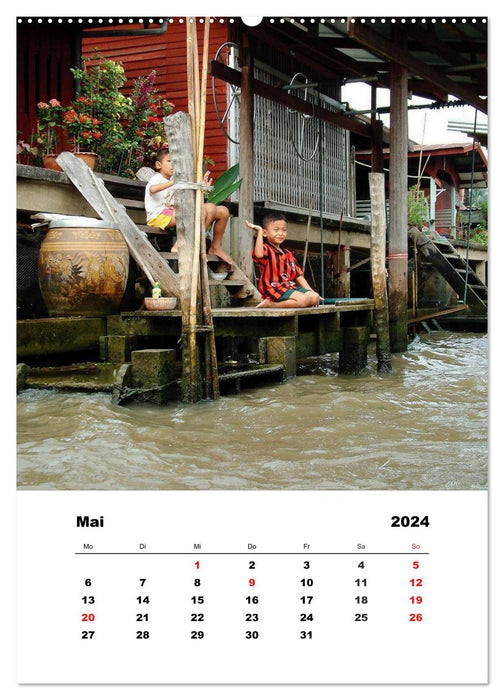 Thailand - Eine kleine Rundreise (CALVENDO Wandkalender 2024)