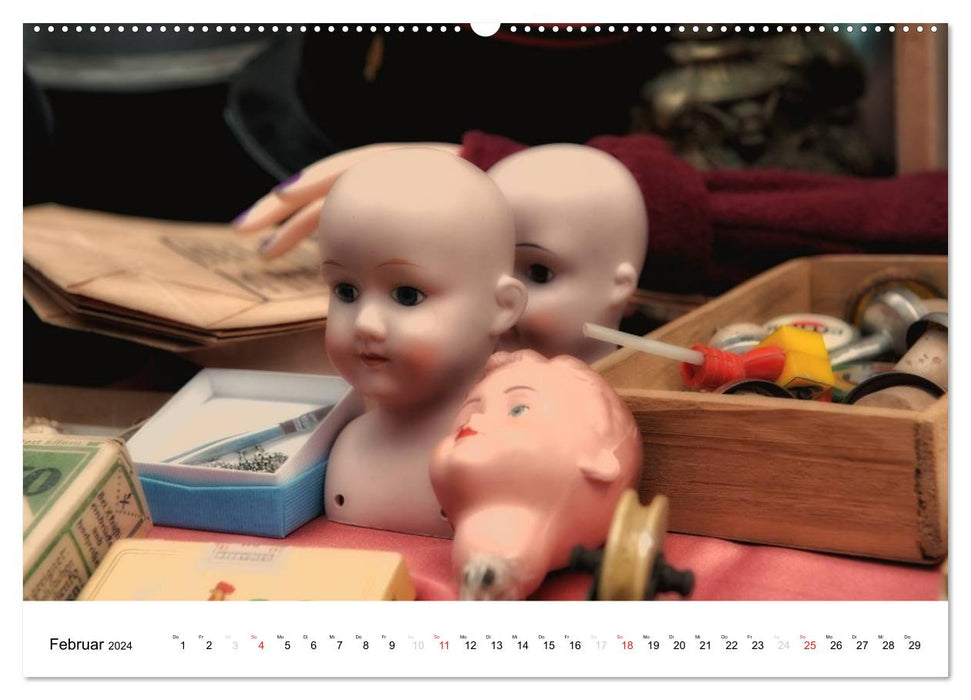 Alte Puppen (CALVENDO Wandkalender 2024)