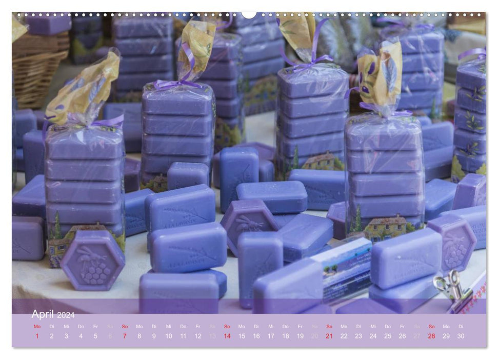 Die Farbe des Lavendels (CALVENDO Premium Wandkalender 2024)