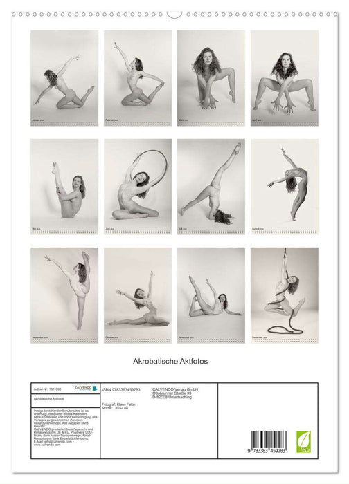 Akrobatische Aktfotos (CALVENDO Premium Wandkalender 2024)