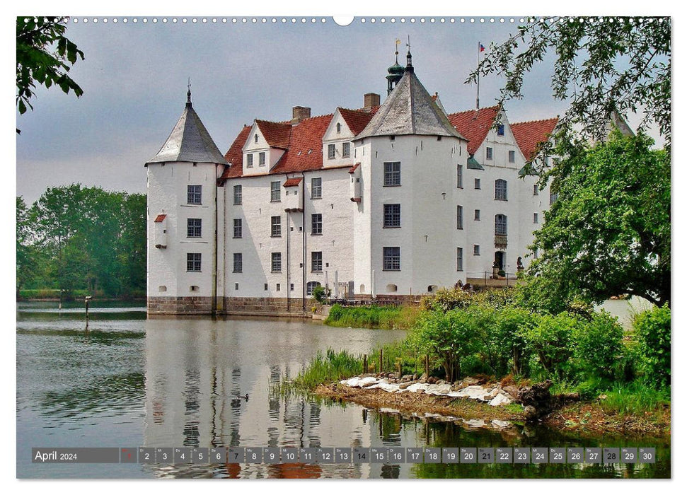 Burgromantik Burgen und Schlösser in Deutschland (CALVENDO Wandkalender 2024)
