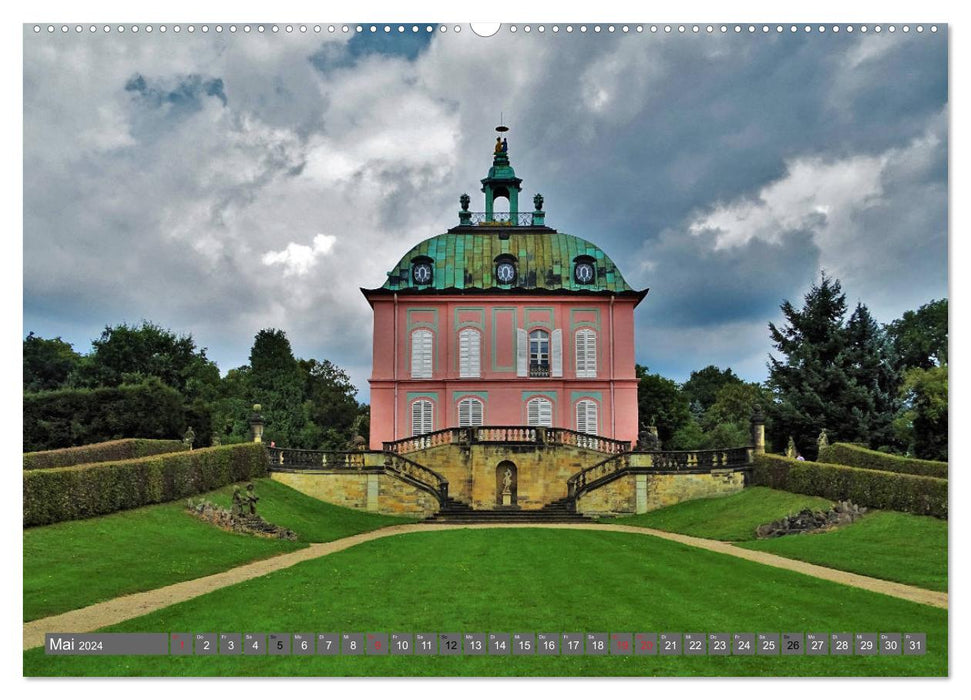 Châteaux et palais romantiques en Allemagne (calendrier mural CALVENDO 2024) 