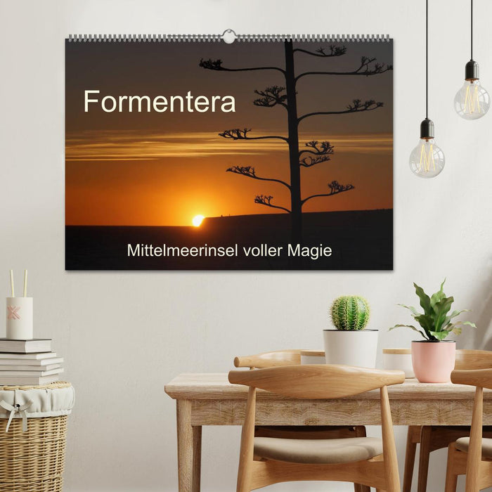 Formentera - Île méditerranéenne pleine de magie (Calendrier mural CALVENDO 2024) 