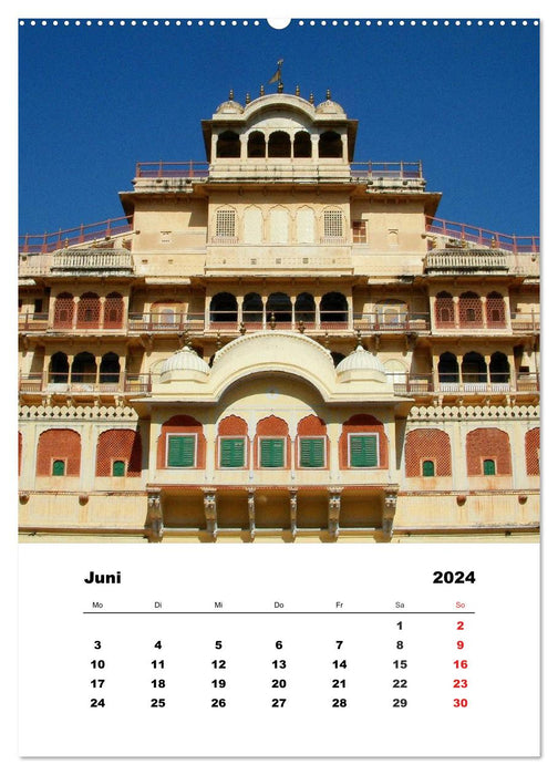 Indien erleben (CALVENDO Premium Wandkalender 2024)