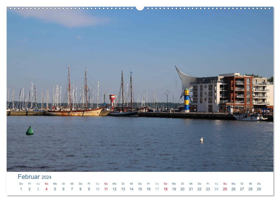 Eckernförde 2024. Impressionen rund um den Hafen (CALVENDO Wandkalender 2024)