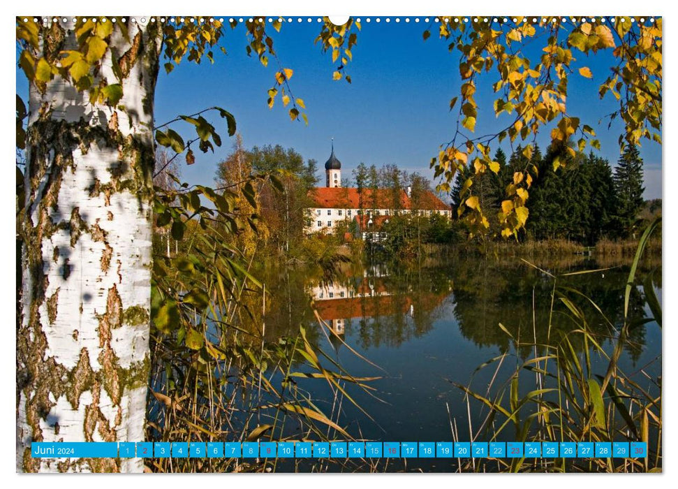 Augsburg und Umgebung (CALVENDO Premium Wandkalender 2024)