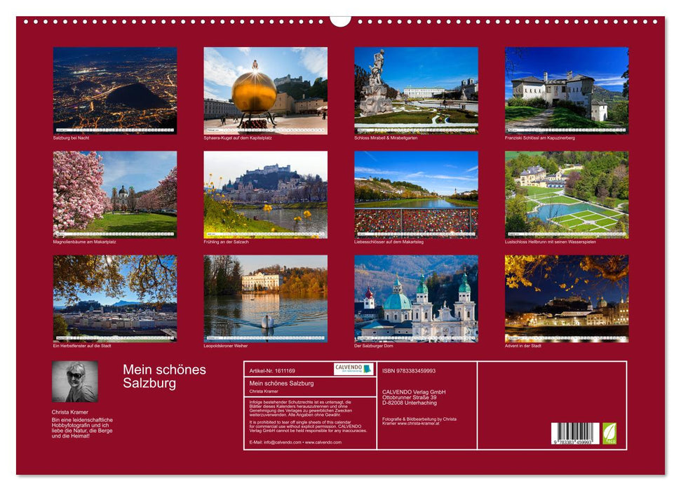 Mein schönes Salzburg (CALVENDO Wandkalender 2024)