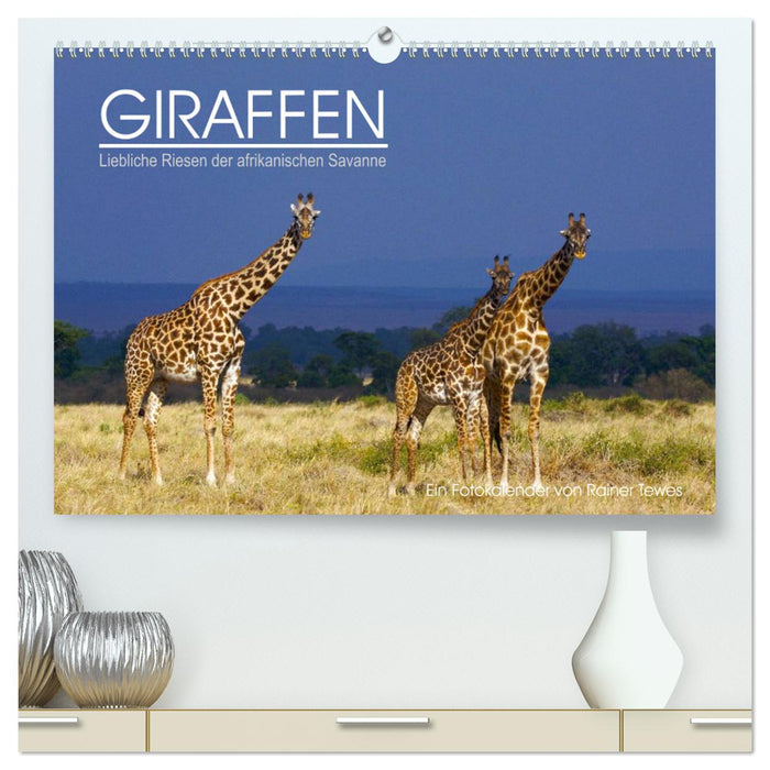 GIRAFFEN - Liebliche Riesen der afrikanischen Savanne (CALVENDO Premium Wandkalender 2024)