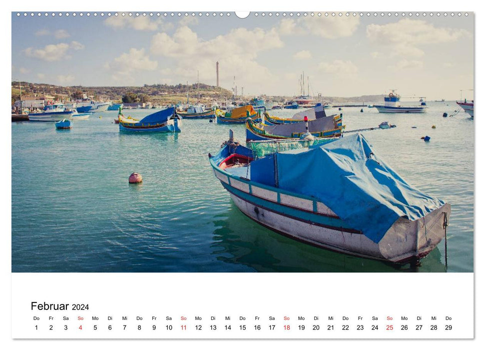 Malta (CALVENDO Premium Wandkalender 2024)