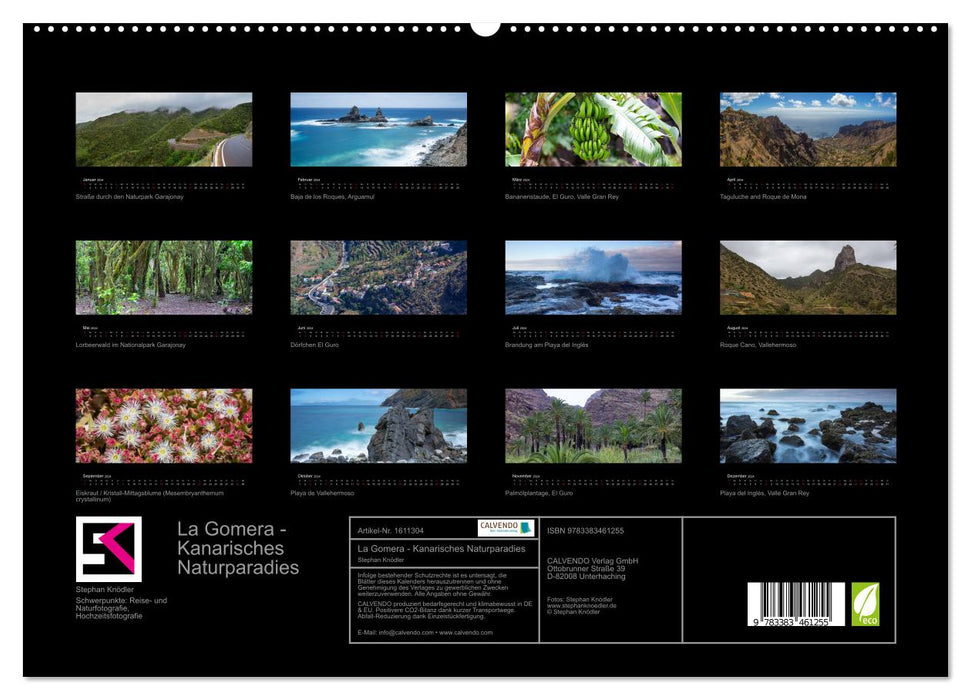 La Gomera - Kanarisches Naturparadies (CALVENDO Premium Wandkalender 2024)