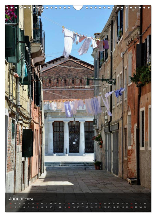 Incursion photographique à Venise (calendrier mural CALVENDO 2024) 