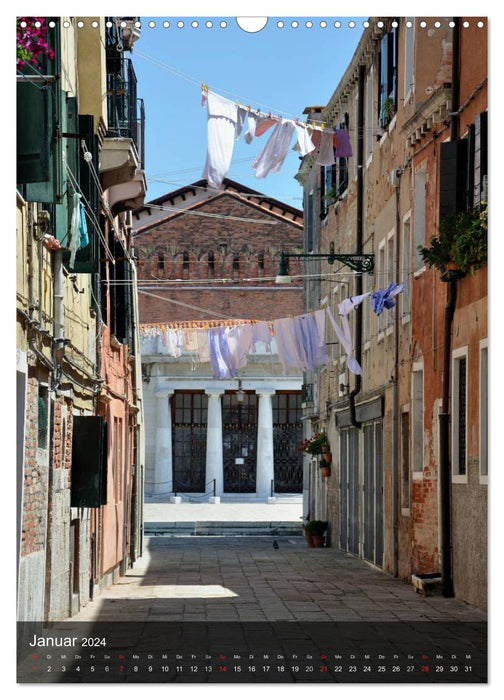 Fotografischer Streifzug durch Venedig (CALVENDO Wandkalender 2024)