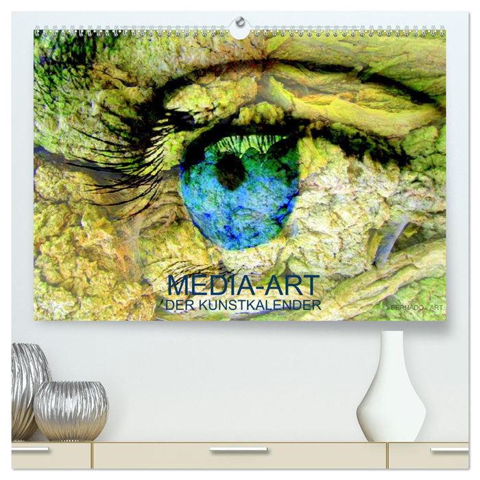 MEDIA-ART Le calendrier artistique (Calendrier mural CALVENDO Premium 2024) 