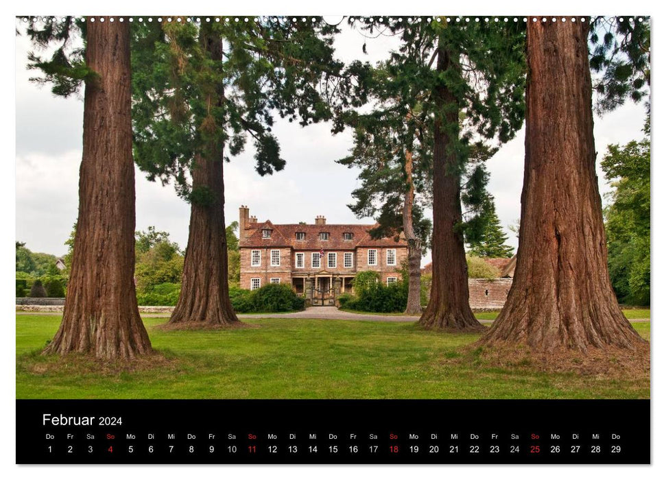 Jardins paysagers du sud de l’Angleterre (Calvendo Premium Wall Calendar 2024) 