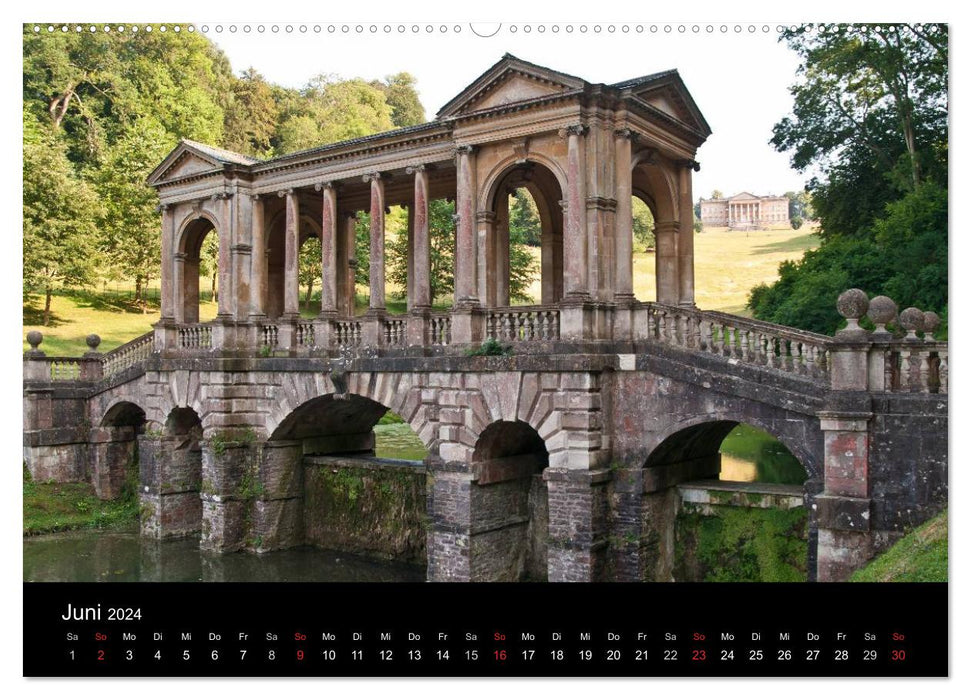 Jardins paysagers du sud de l’Angleterre (Calvendo Premium Wall Calendar 2024) 