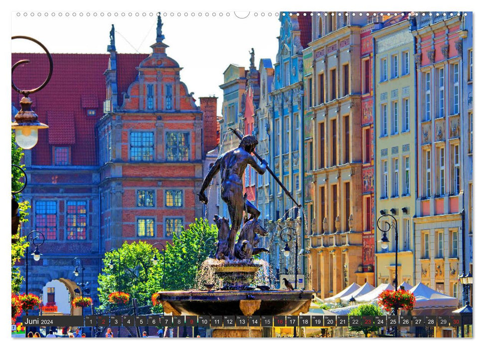 De Stettin à Gdansk (Calvendo Premium Wall Calendar 2024)