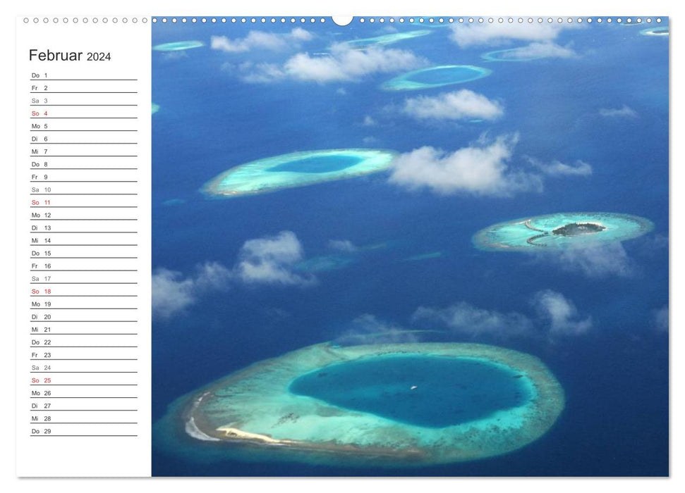 Malediven (CALVENDO Wandkalender 2024)