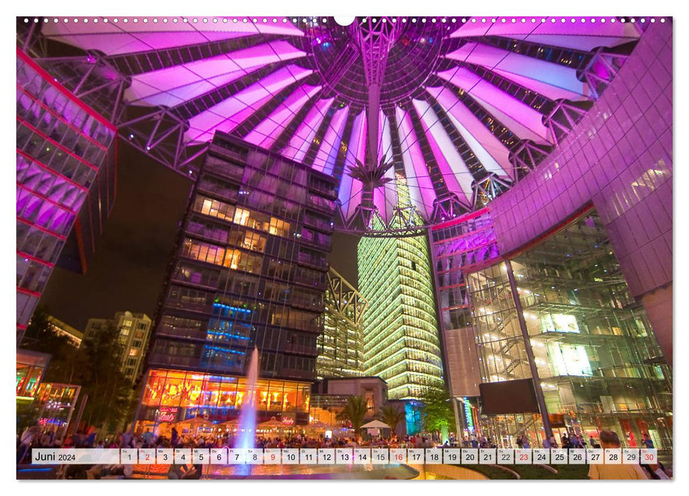 Big City Lights - métropoles illuminées (Calvendo Premium Wall Calendar 2024) 