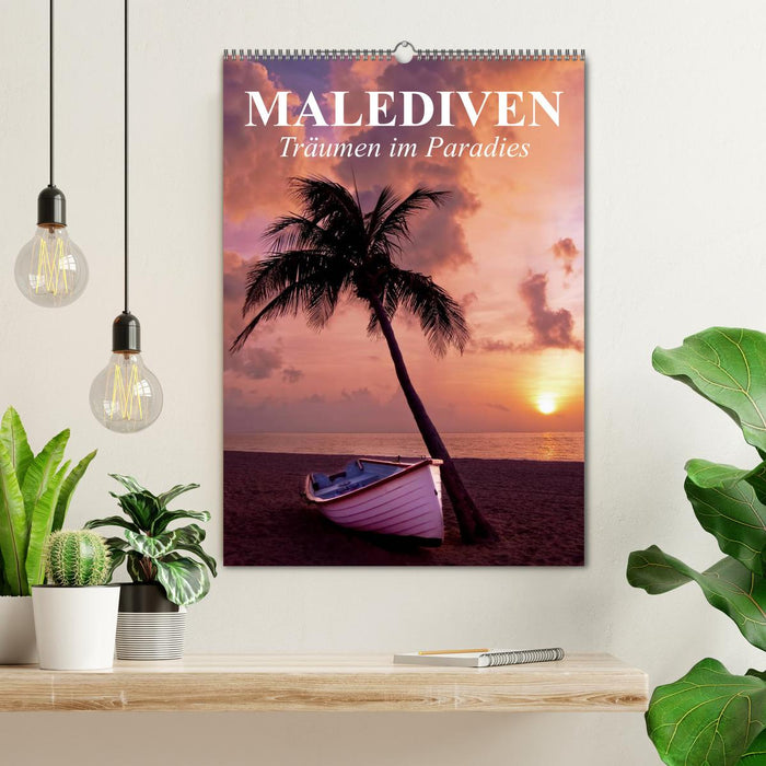 Maldives - Dreaming in Paradise (CALVENDO Wall Calendar 2024) 
