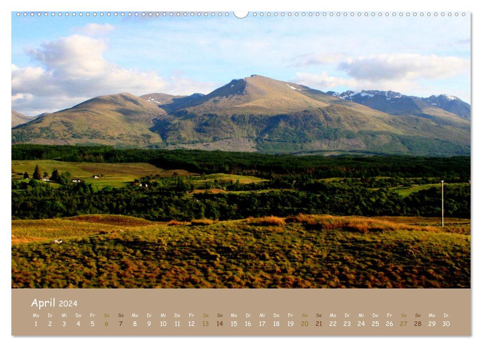 Scottish Highlands (CALVENDO wall calendar 2024) 