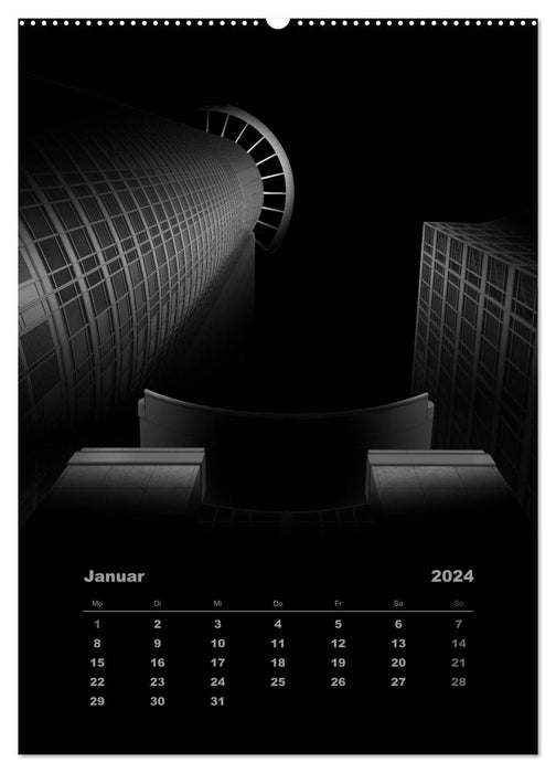 Gratte-ciel mystique – Chefs-d'œuvre architecturaux (Calendrier mural CALVENDO Premium 2024) 