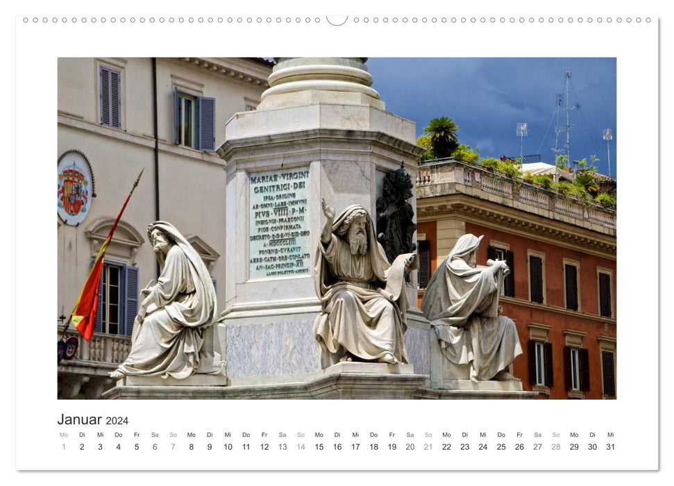 Rom - Roma (CALVENDO Wandkalender 2024)