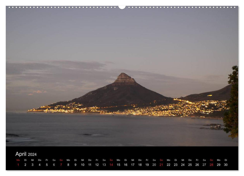 Cape Town - La plus belle ville d'Afrique du Sud (Calvendo Premium Wall Calendar 2024) 