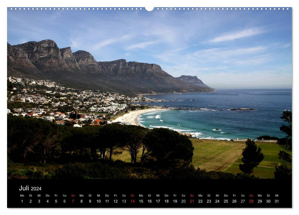 Cape Town - La plus belle ville d'Afrique du Sud (Calvendo Premium Wall Calendar 2024) 