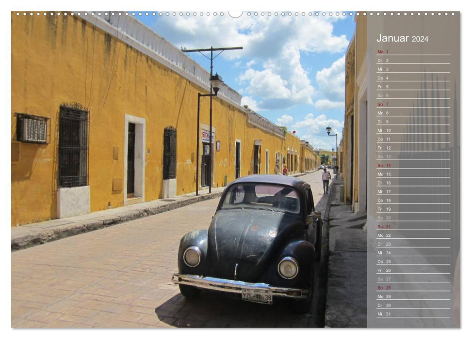 Eine Reise durch Yucatan (CALVENDO Premium Wandkalender 2024)