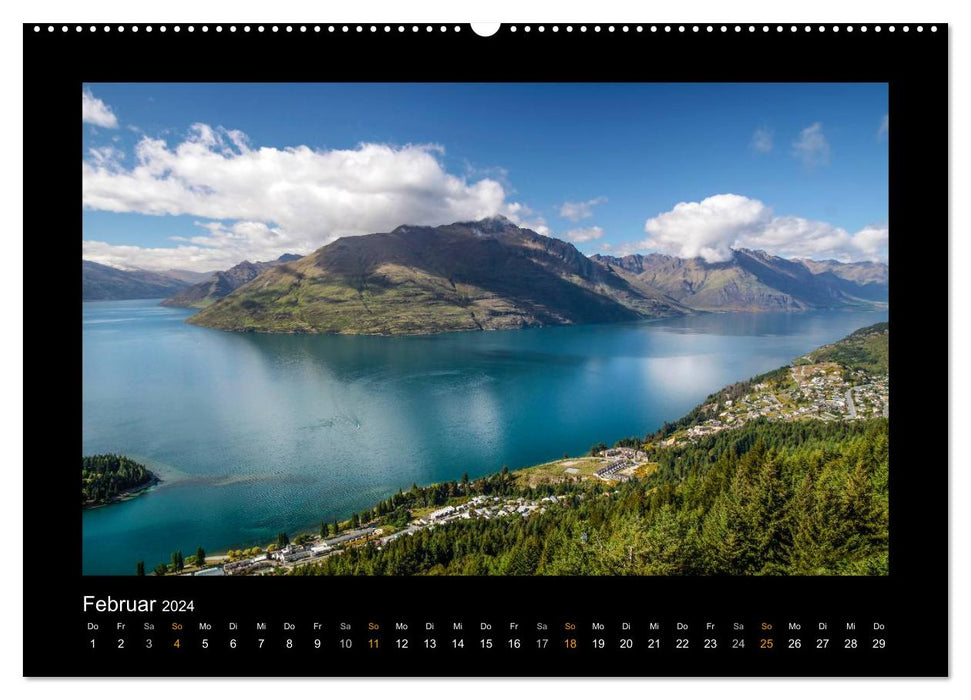 Eine Reise durch Neuseeland (CALVENDO Premium Wandkalender 2024)