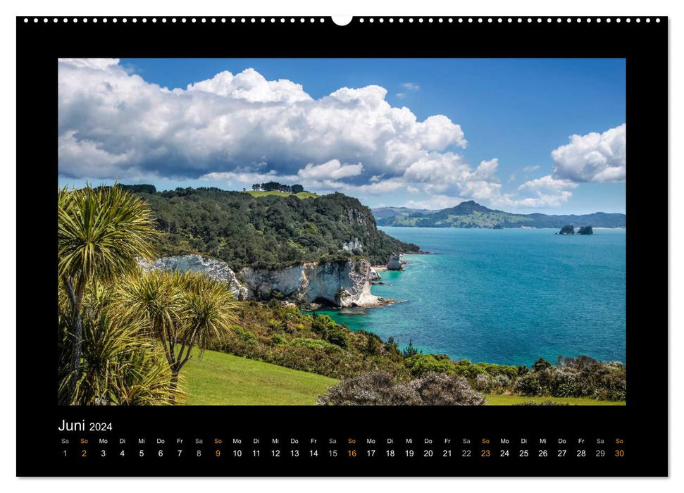 Eine Reise durch Neuseeland (CALVENDO Premium Wandkalender 2024)