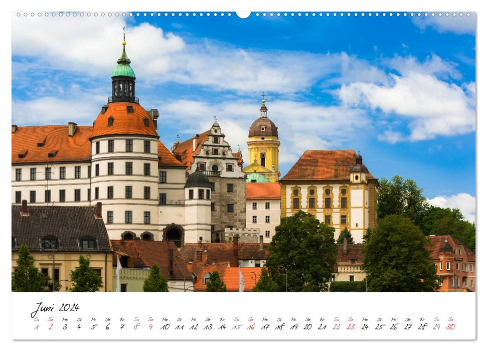 Neubourg romantique sur le Danube (Calvendo Premium Wall Calendar 2024) 