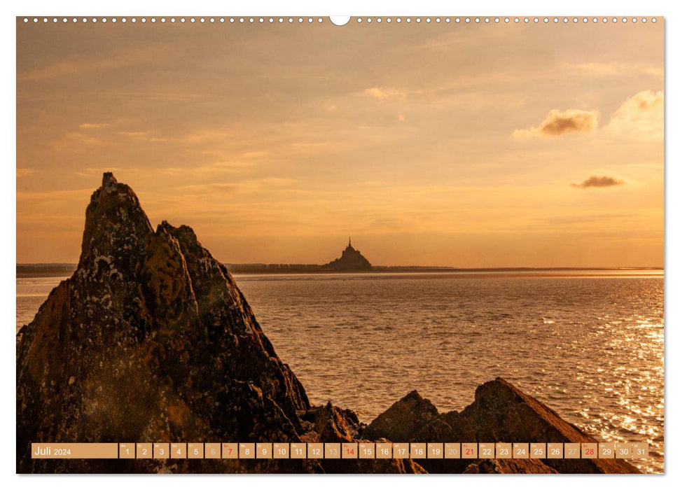 Frankreichs Westen – Normandie und Bretagne (CALVENDO Premium Wandkalender 2024)
