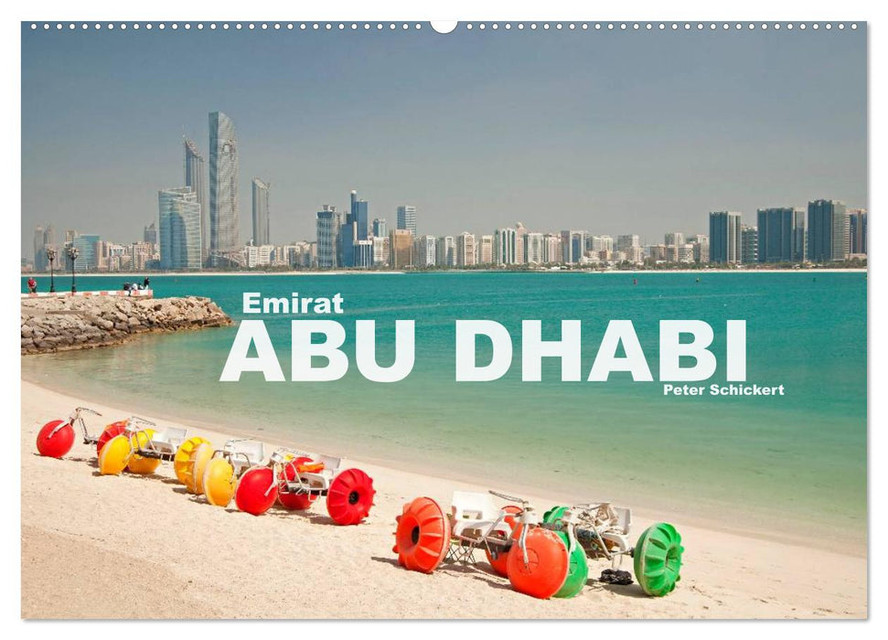 Emirat Abu Dhabi (CALVENDO Wandkalender 2024)