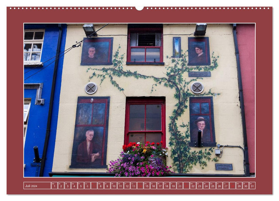 IRLAND - Die schönsten Fassadenmalereien (CALVENDO Premium Wandkalender 2024)