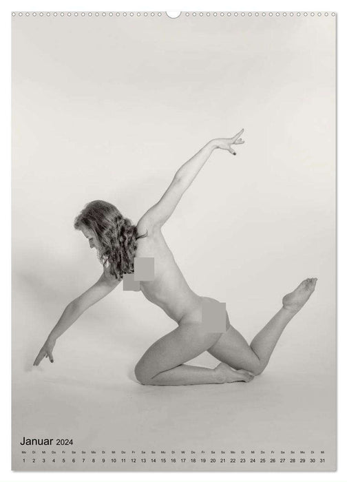 Acrobatic nude photos (CALVENDO wall calendar 2024) 