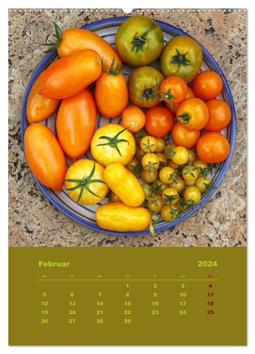 Tomatoes - all organic! (CALVENDO wall calendar 2024) 