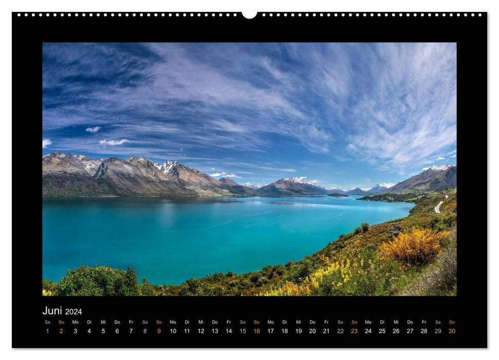 Neuseeland - Wunderwelt der Natur (CALVENDO Premium Wandkalender 2024)