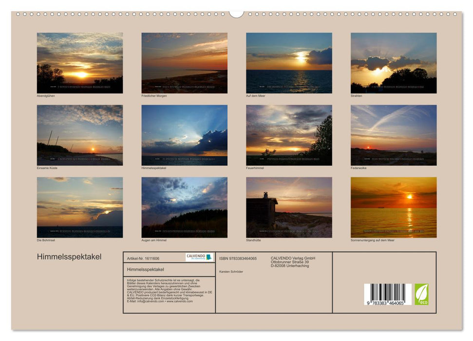 Himmelsspektakel (CALVENDO Premium Wandkalender 2024)