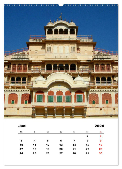 Découvrez l'Inde (calendrier mural CALVENDO 2024) 