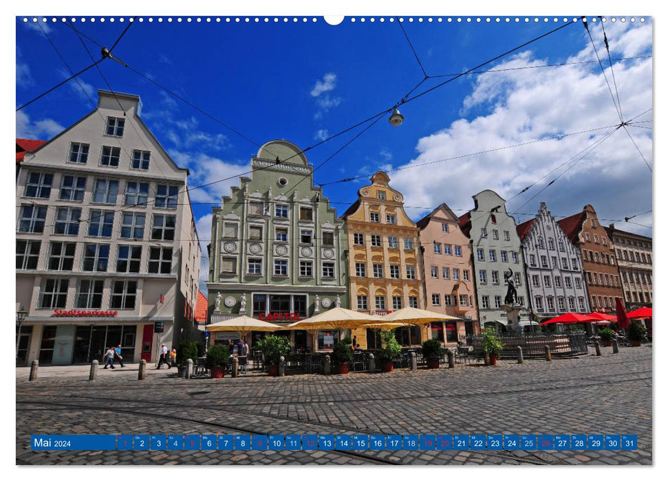 Augsburg and surrounding areas (CALVENDO wall calendar 2024) 