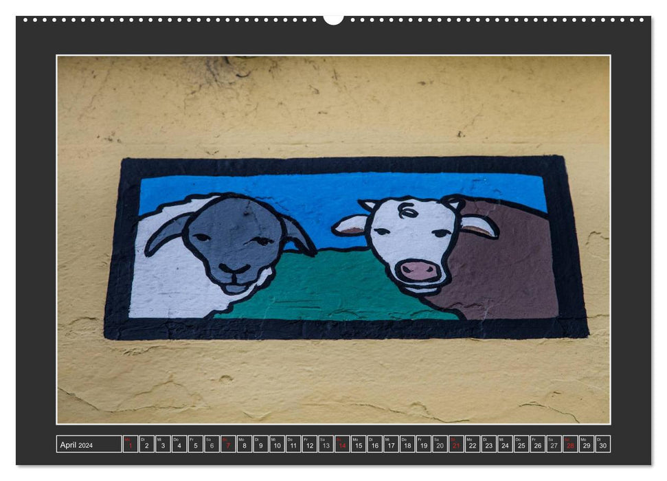 IRELAND - Island of the Happy Sheep (CALVENDO Wall Calendar 2024) 