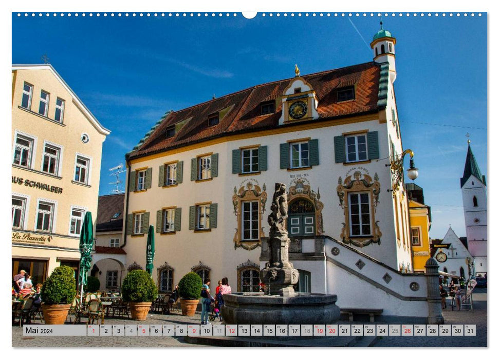 Fürstenfeldbruck und Umgebung (CALVENDO Premium Wandkalender 2024)