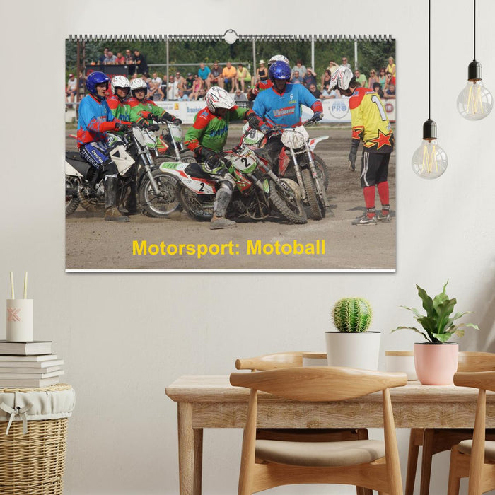 Motorsport: Motoball (CALVENDO Wandkalender 2024)