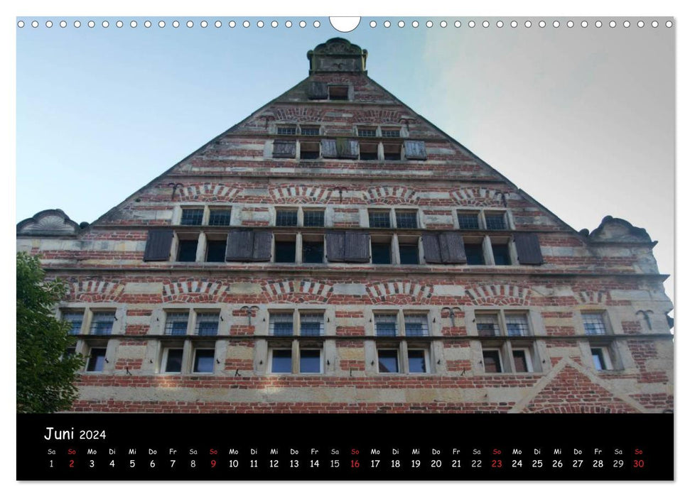 Billerbeck - Pearl of the Baumberge (CALVENDO wall calendar 2024) 