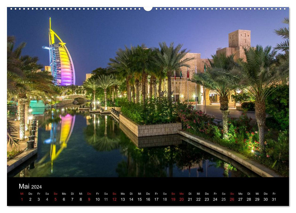 Dubai, Abu Dhabi and UAE 2024 (CALVENDO wall calendar 2024) 