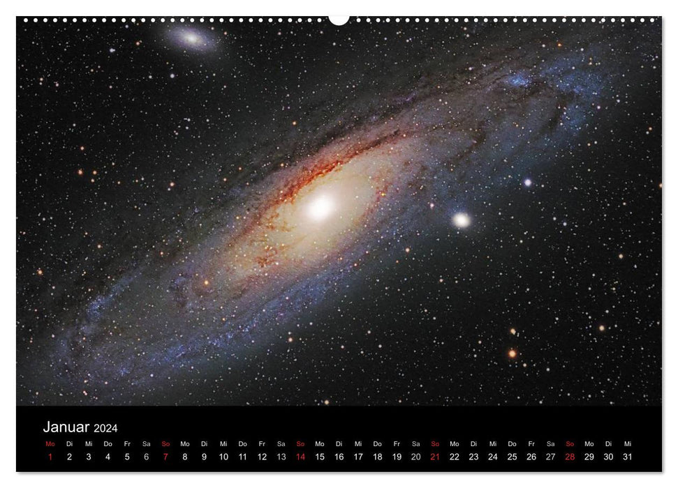 Breathtaking space (CALVENDO wall calendar 2024) 