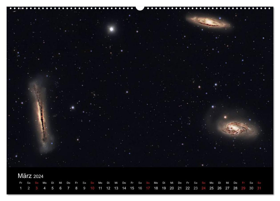 Breathtaking space (CALVENDO wall calendar 2024) 
