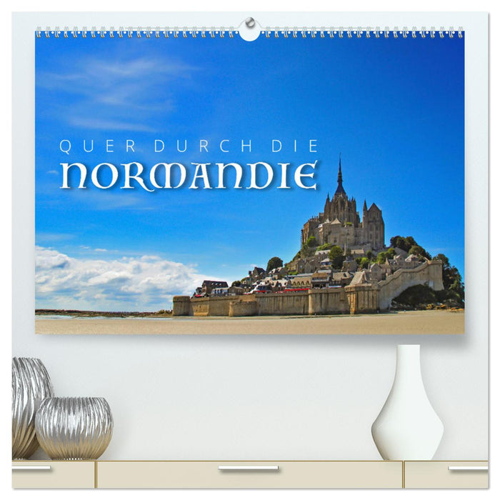 À travers la Normandie (Calendrier mural CALVENDO Premium 2024) 